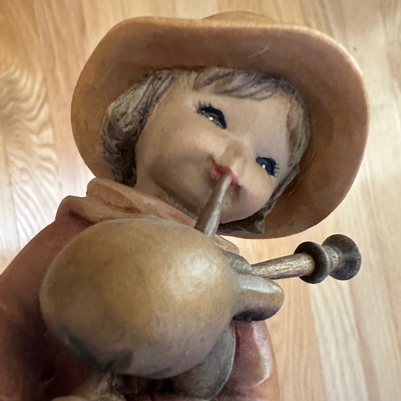 Anri Ferrandiz Jolly Piper 1981 Shepherd Horn Rabbit 1829/2250 - Picture 11 of 12